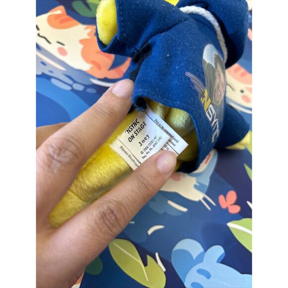 Limited Edition Rare Bear N Sync Beanie Plush Stuffed Animal Joey Yellow Bear - Picture 11 of 12